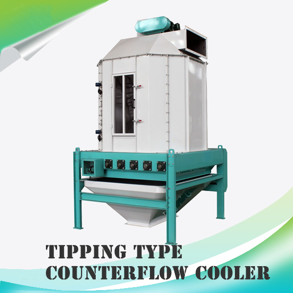 tipping type counterflow cooler